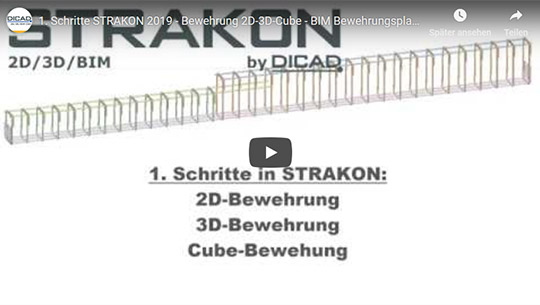 Video Getting Started: Reinforcement 2D-3D-Cube - BIM Reinforcement Planning
