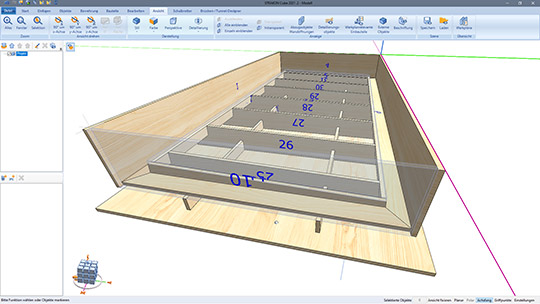 Automated 3D formwork planning of a balcony formwork in STRAKON