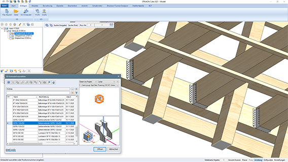 3D embedded parts