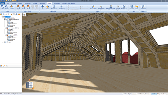 3D roof extension architecture