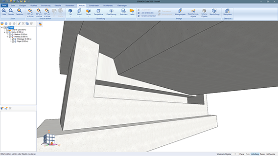 3D CAD model Bridges abutments