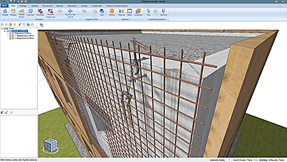 3D CAD model facade planning