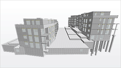 High rise with underground parking