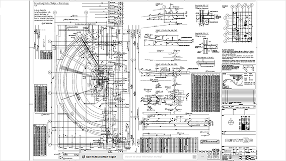 Reinforcement drawing – 3D CAD program