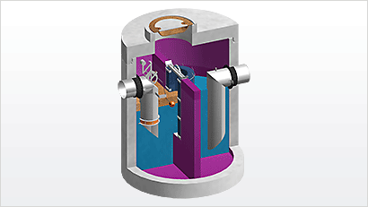3D CAD model Industrial construction - Plant for separation of light liquids
