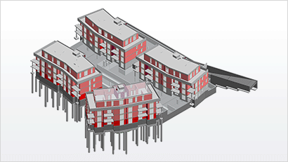 3D CAD model structural engineering project
