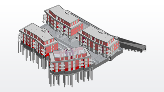 3D CAD model structural engineering project
