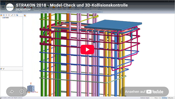 Model-Check und 3D-Kollisionskontrolle
