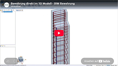 Cube-Bewehrung direkt im 3D-Model