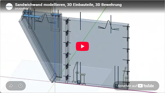 Sandwichwand modellieren
