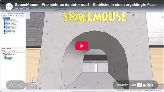 SpaceMouse - Wie sieht es dahinter aus? - Einblicke in eine vorgeh&auml;ngte Fassade!