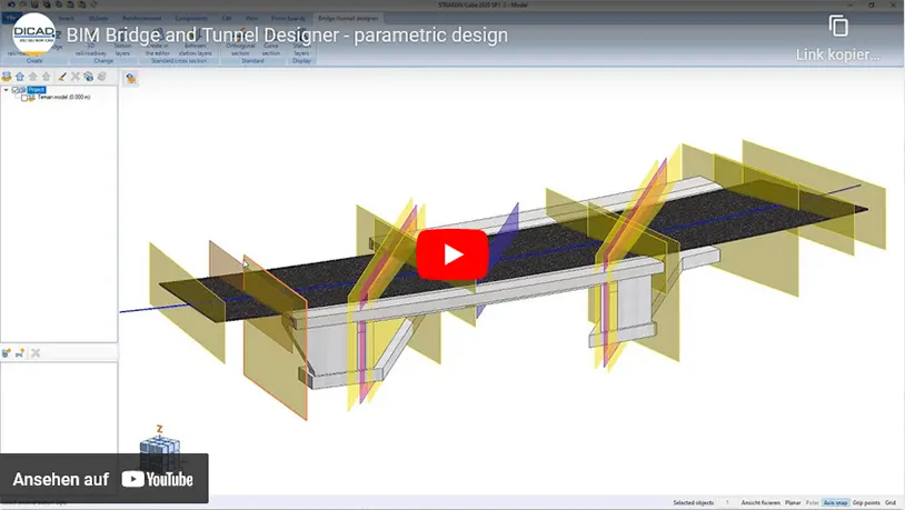 Video BIM Bridges and Tunnel Designer - Parametric Design