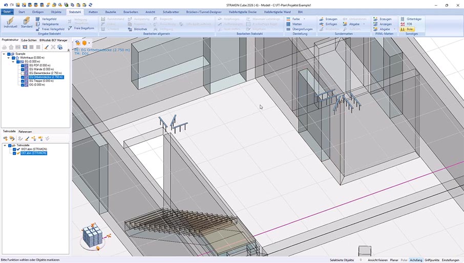 Sch&ouml;ck Bole in STRAKON &ndash; Punching Reinforcement in BIM-CAD