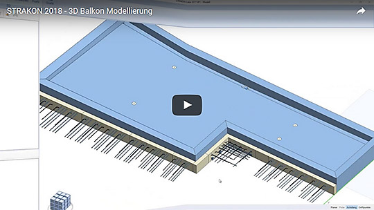 Video 3D Balkon Modellierung