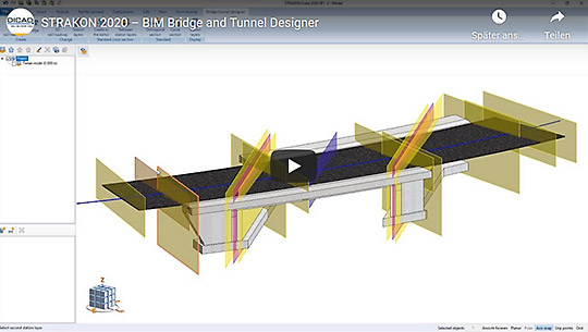 Video STRAKON 2020 - BIM Bridges and Tunnel Designer (DE)