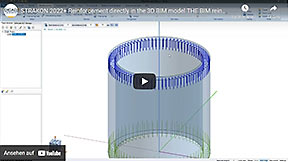Video Reinforcement directly in the 3D BIM model – THE BIM reinforcement design of the future