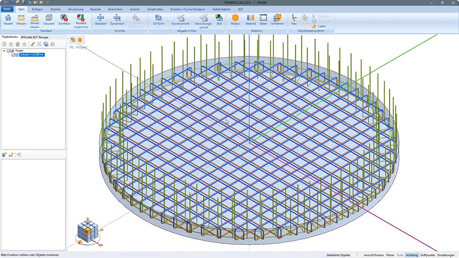 Reinforcement Directly in the 3D BIM Model – THE BIM Reinforcement Design of the Future