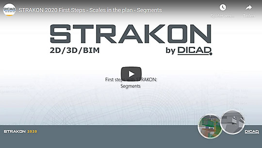 Video First Steps: Scales in the plan - Segments