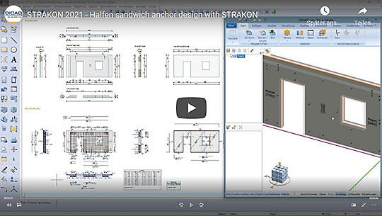 Video Halfen sandwich anchor design