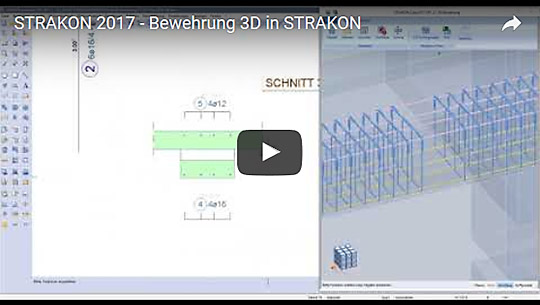 Video Bewehrung 3D in STRAKON