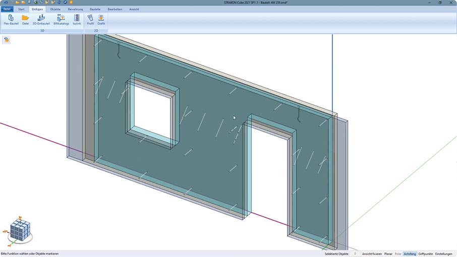 Sch&ouml;ck Isolink Integration for Sandwich Walls
