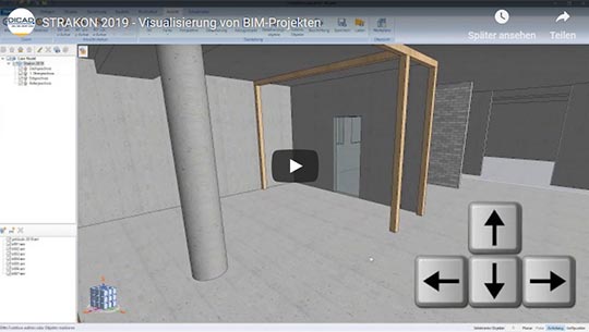 Video Visualization of BIM projects