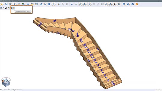 STRAKON Formboard Module - spiral stair formwork