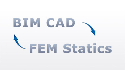 BIM exchange between CAD and FEM static programs - Through the head into the stomach