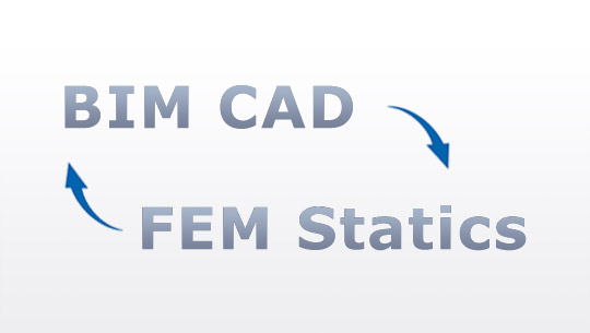BIM exchange between CAD and FEM static programs