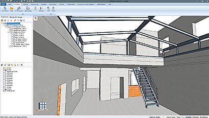 3D BIM STEEL CONSTRUCTION and SOLID CONSTRUCTION