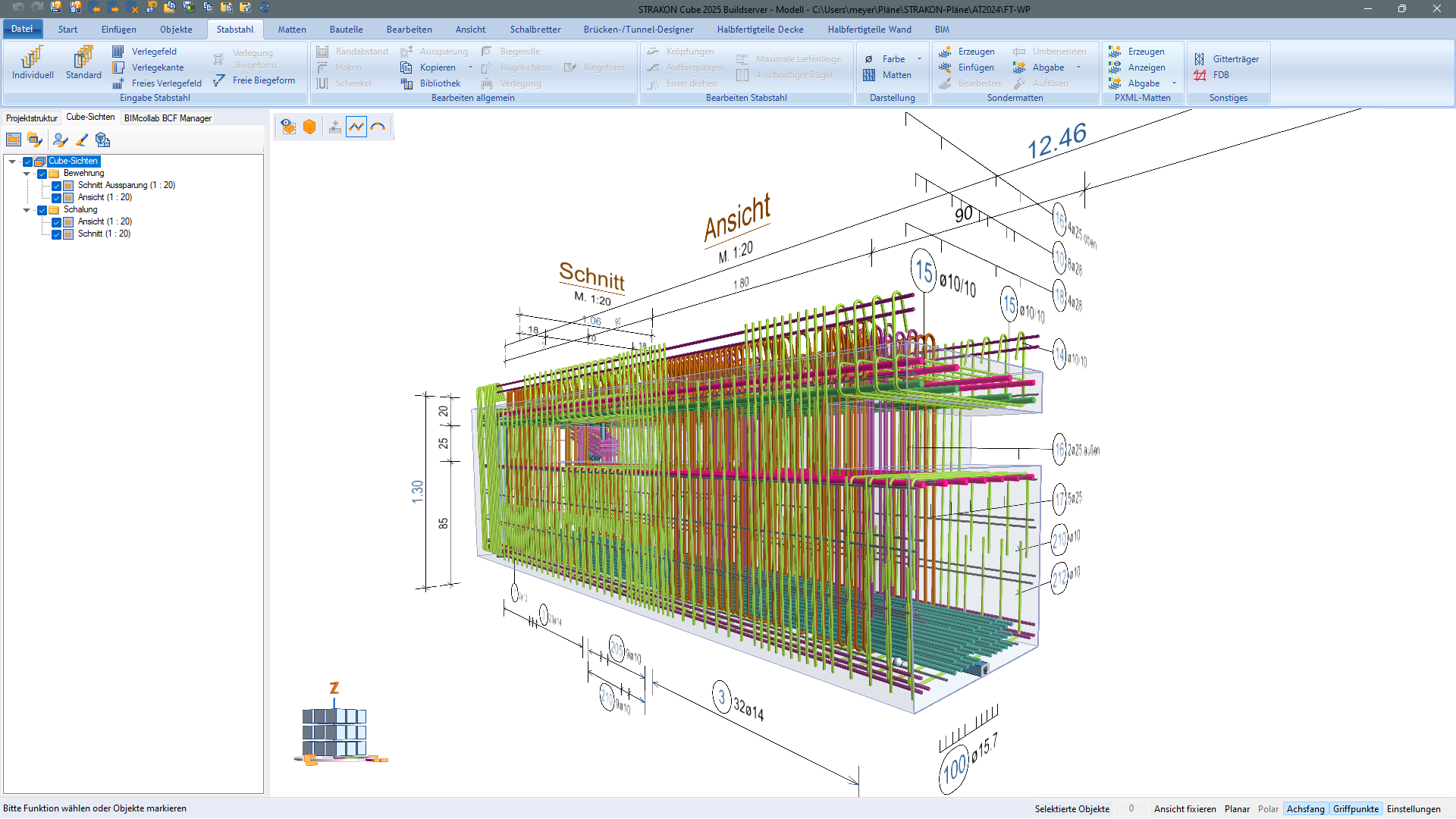 STRAKON: 3D labeling in the model
