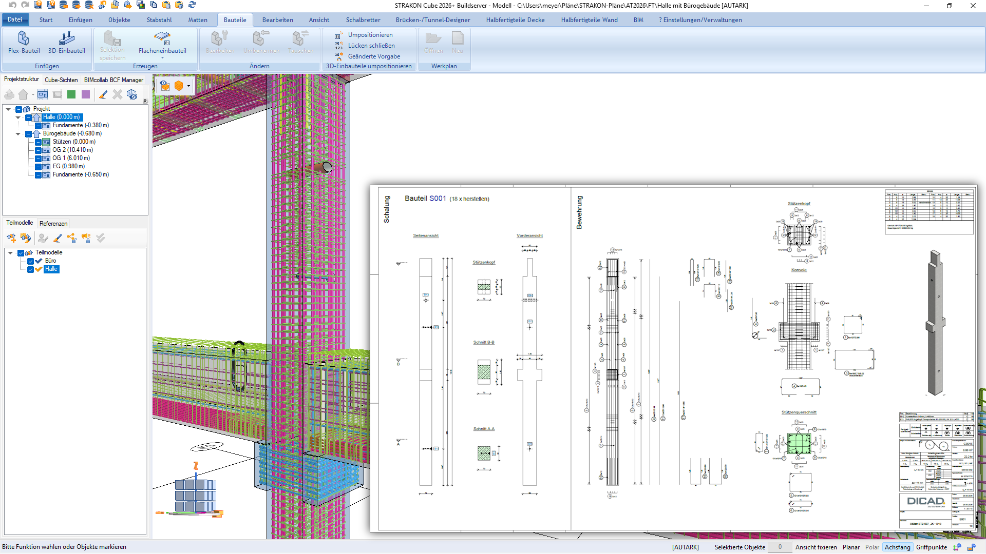 Shop drawing generated with AI