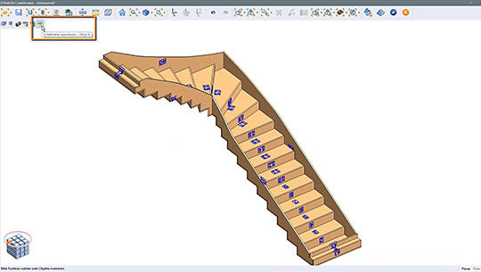 Spiral stair formwork