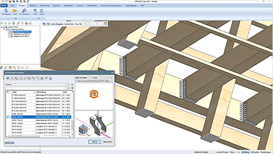 3D embedded parts