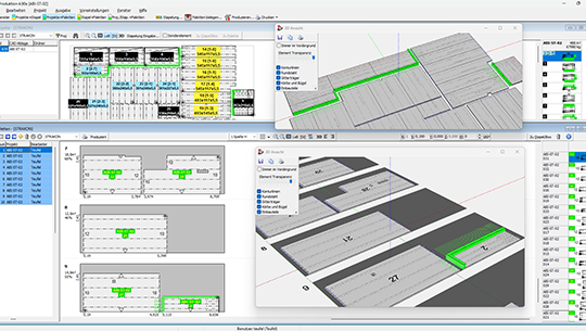 Pallet allocation floor slab
