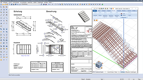 Reinforcement plan stair