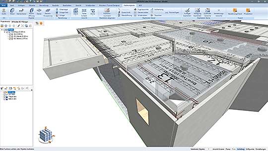 Semi precast parts planning