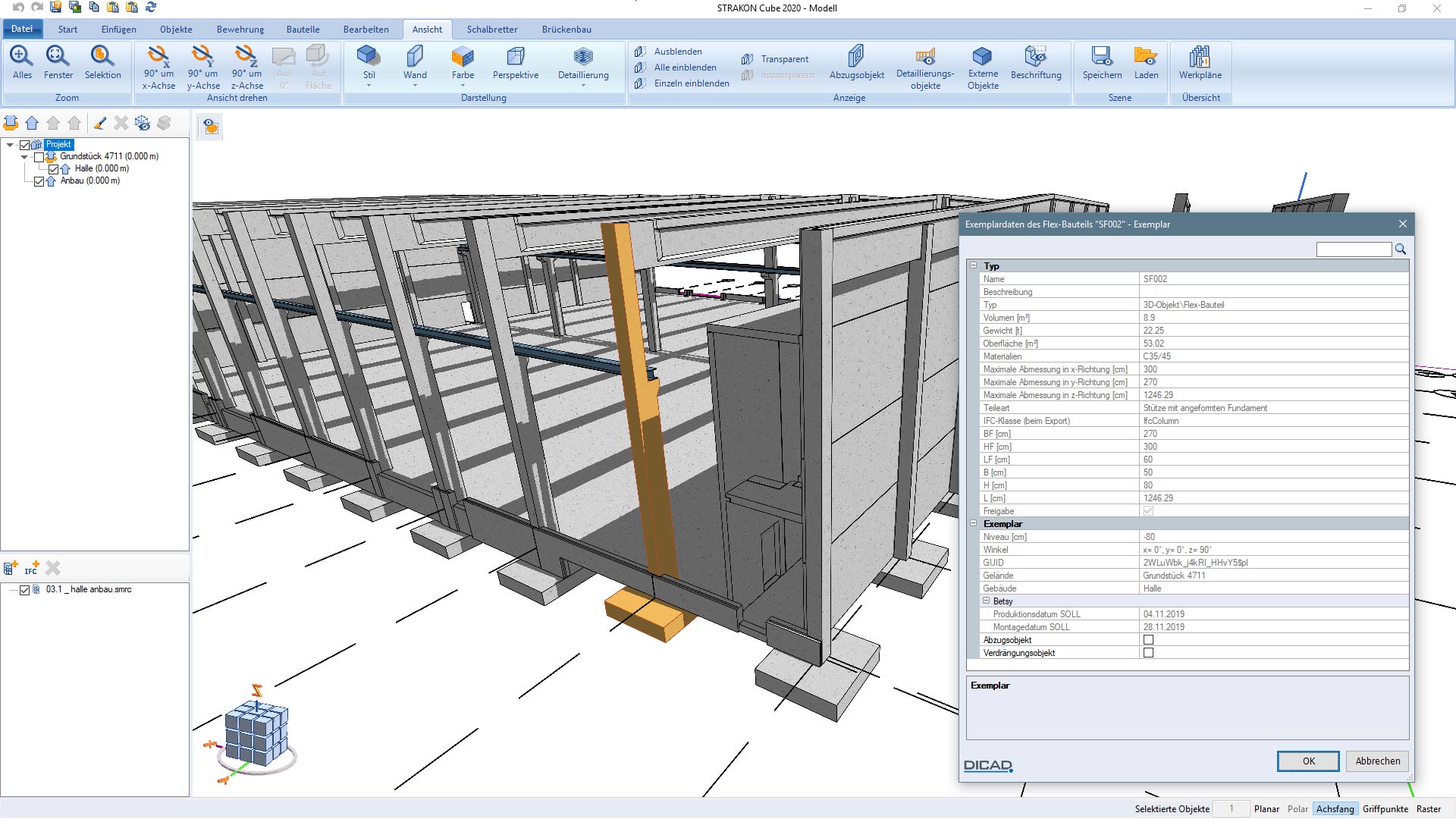 BIM planning with data