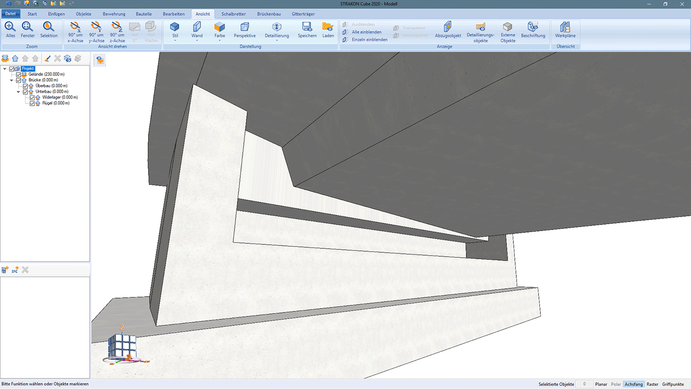 Bridges abutment