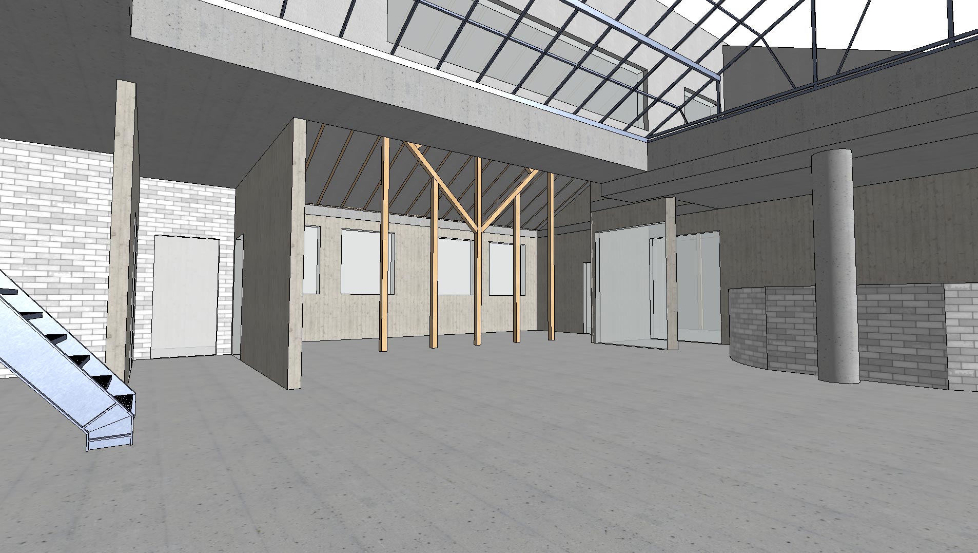 Perspective representation with texture Perspective representation with texture