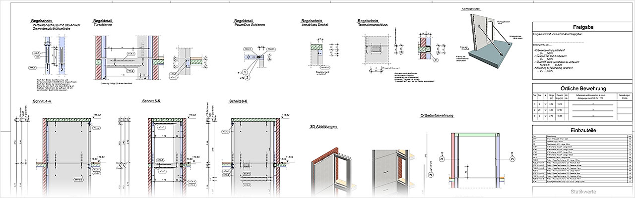 Formwork Drawing Solid Wall Software