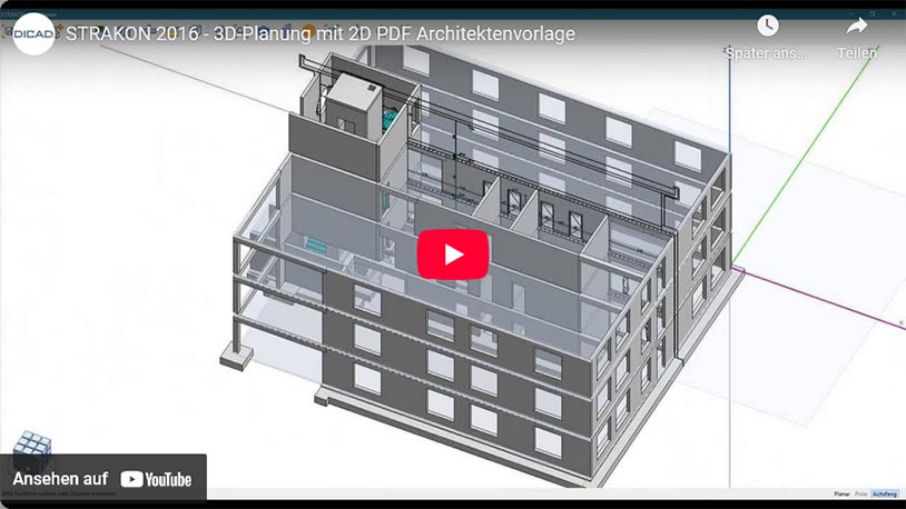 Watch Video 3D Planning with 2D PDF Template (DE)