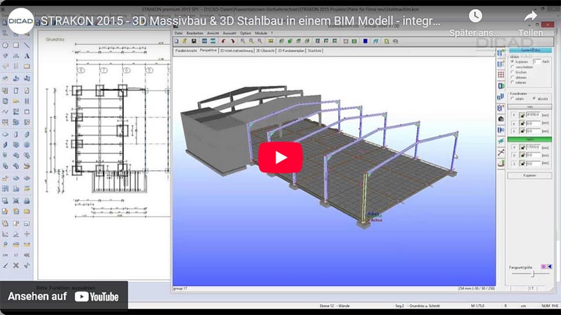 BIM Model in Solid and Steel Construction